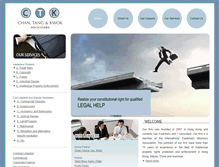 Tablet Screenshot of ctk-law.com.hk